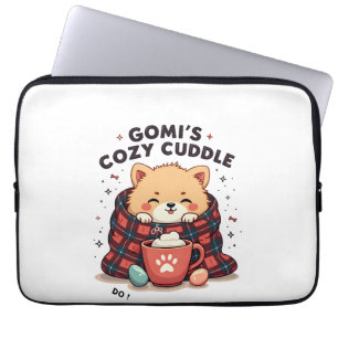Gomis Cosy Cuddle Vintage Dog Blanket Design Do No Laptop Sleeve