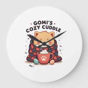 Gomis Cosy Cuddle Vintage Dog Blanket Design Do No Large Clock
