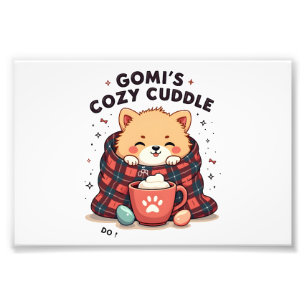 Gomis Cosy Cuddle Vintage Dog Blanket Design Do No Photo Print