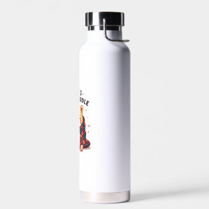 Gomis Cosy Cuddle Vintage Dog Blanket Design Do No Water Bottle
