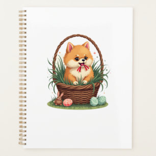 Gomi's Easter Mess Vintage Cute Easter Dog Vector  Planner