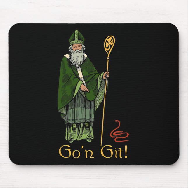 Go'n Git Funny St Patricks Day  Mouse Pad (Front)