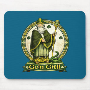 Go'n git st patrick's day irish holiday lucky mouse pad