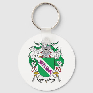 Goncalves Family Crest Key Ring