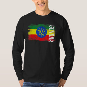Gondar Ethiopia Flag For Ethiopians Men Women Kids T-Shirt