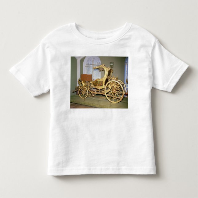 Gondola carriage of Empress Catherine II Toddler T-Shirt (Front)