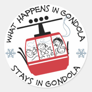 Gondola Ride Sticker