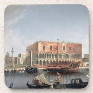 Gondolas before St. Marks Square, Venice Coaster
