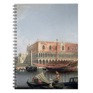 Gondolas before St. Marks Square, Venice Spiral Notebook