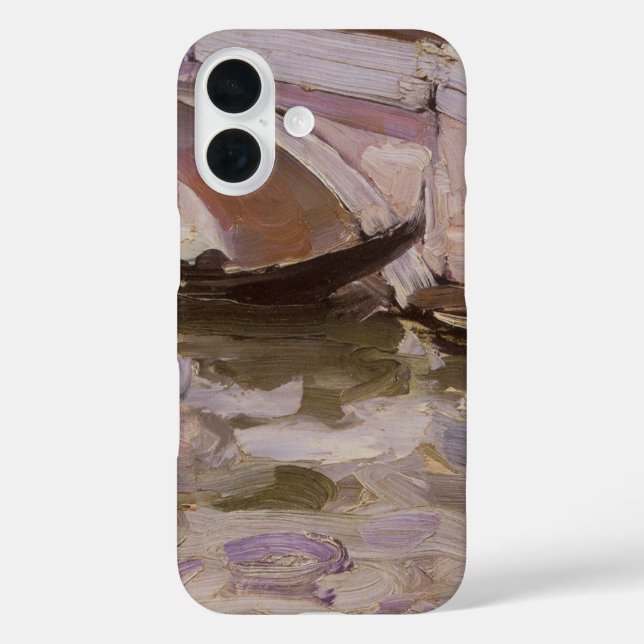 Gondolas by John Singer Sargent, Impressionism Art Case-Mate iPhone Case (Back)