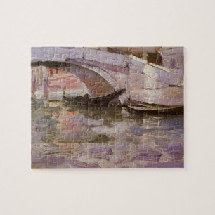 Gondolas by Sargent, Vintage Victorian Fine Art Jigsaw Puzzle