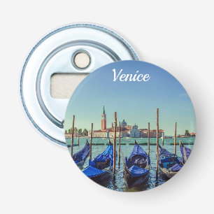 Gondolas in Venice, Italy Bottle Opener
