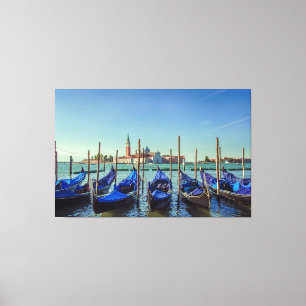 Gondolas in Venice, Italy Canvas Print