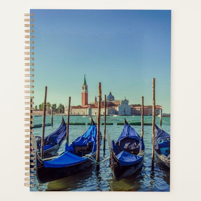 Gondolas in Venice, Italy Planner (Front)
