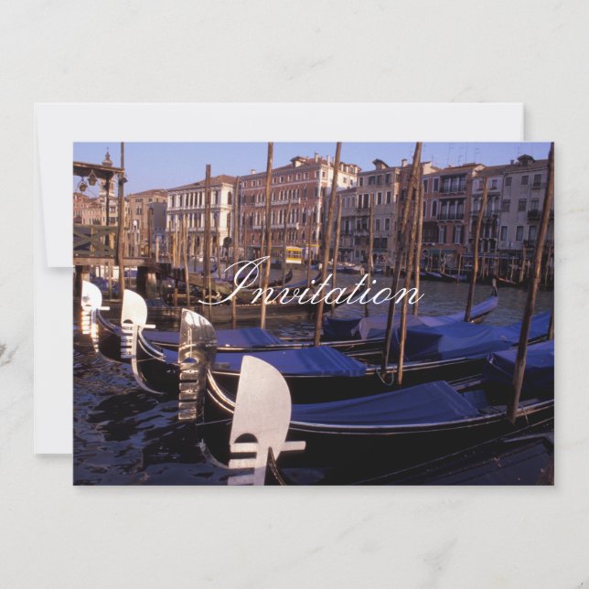 Gondolas Invitation (Front)