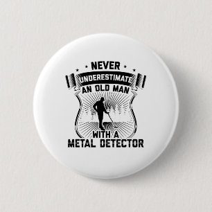 Gondolas   Treasure Hunt Metal Detector Gift Idea 6 Cm Round Badge