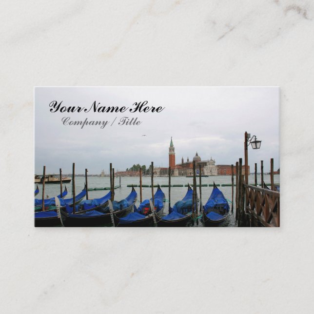 Gondolas with a View Business Card (Front)