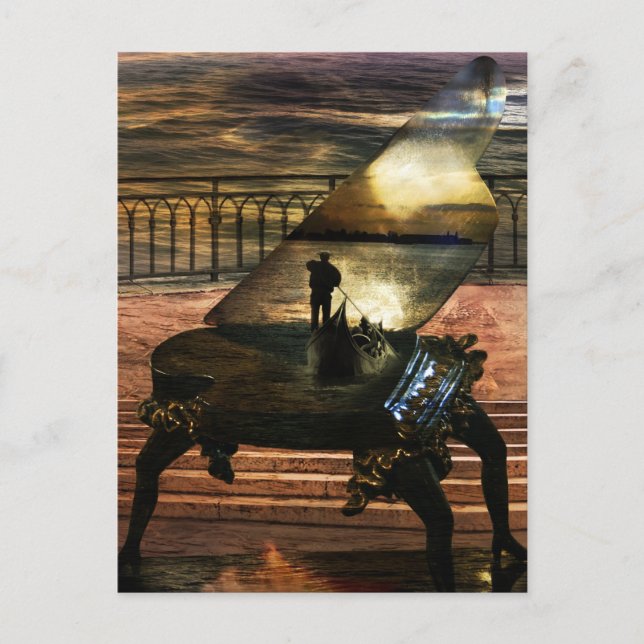 Gondolier`s sonata postcard (Front)