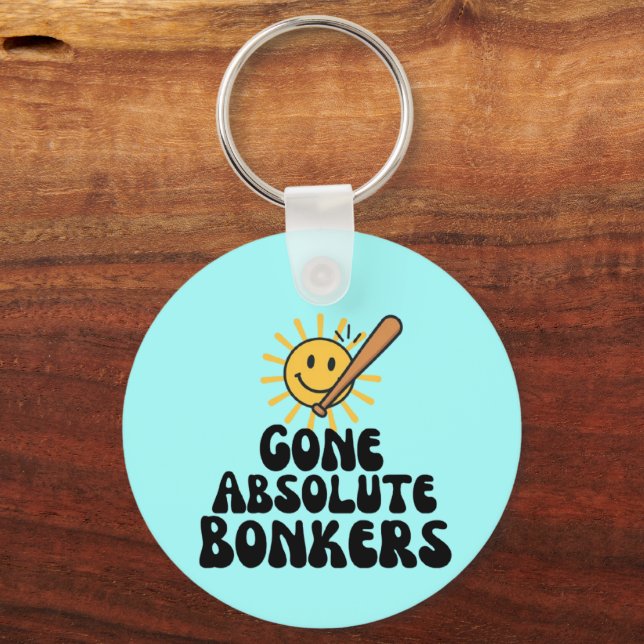 Gone Absolute Bonkers Meme Key Ring (Front)