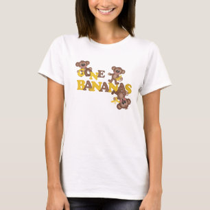 Gone Bananas Monkey cartoon t-shirt