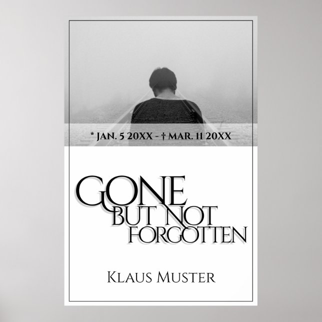 Gone but Not Forgotten - Bright Poster (Front)