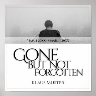 Gone but Not Forgotten - Bright Poster