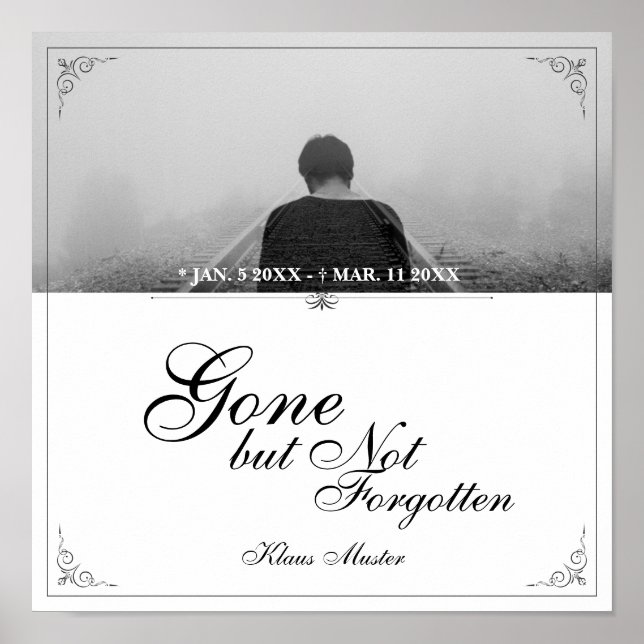 Gone but Not Forgotten - Classic Poster (Front)