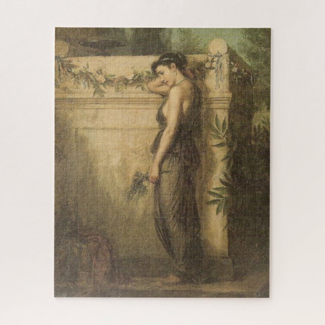 Gone But Not Forgotten (John William Waterhouse) Jigsaw Puzzle (Vertical)