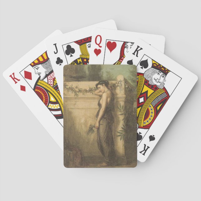 Gone But Not Forgotten (John William Waterhouse) Playing Cards (Back)