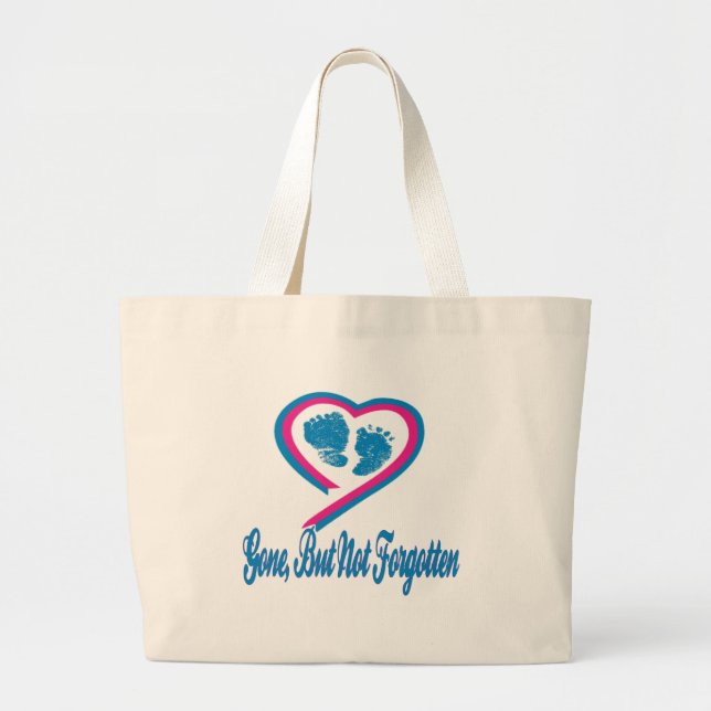 Gone But Not Forgotten Large Tote Bag (Front)