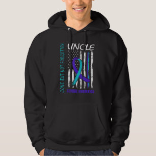 Gone But Not Forgotten Uncle Suicide Awareness Fla Hoodie