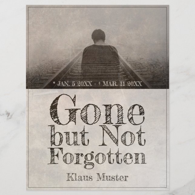Gone but Not Forgotten - Vintage (Front)