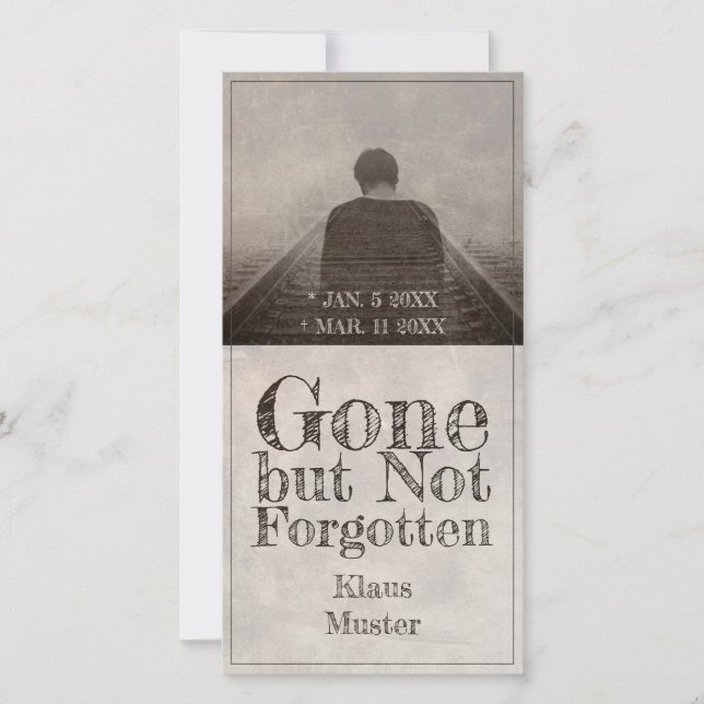 Gone but Not Forgotten - Vintage (Front)