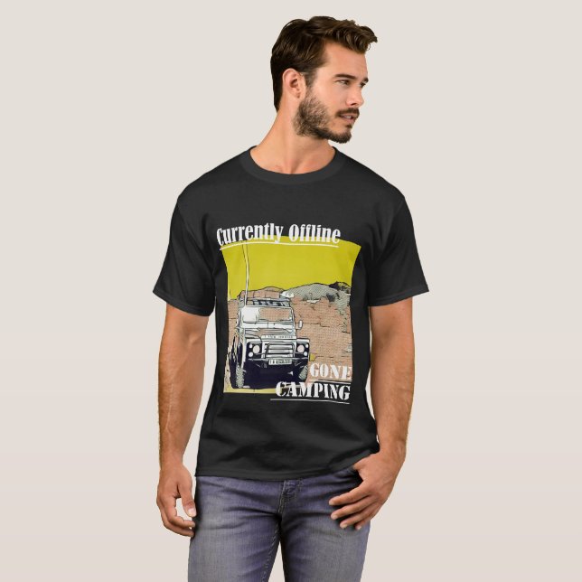 Gone Camping Funky T-Shirt (Front Full)
