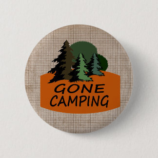 Gone Camping Outdoor Sports 6 Cm Round Badge