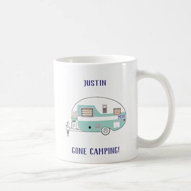 Gone Camping RV Trailer Camper Coffee Cups Mugs (Right)