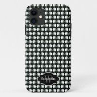 Gone Dotty Black White Dot Monogram iPhone 5 Case