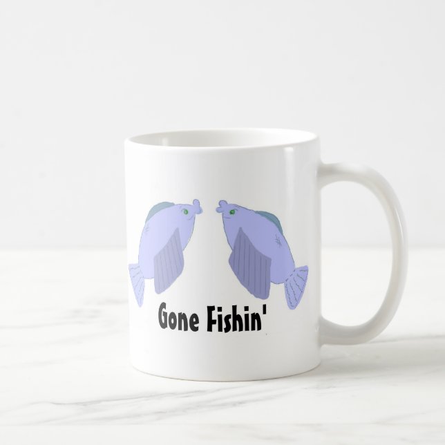 Gone Fishin' Coffee Mug (Right)