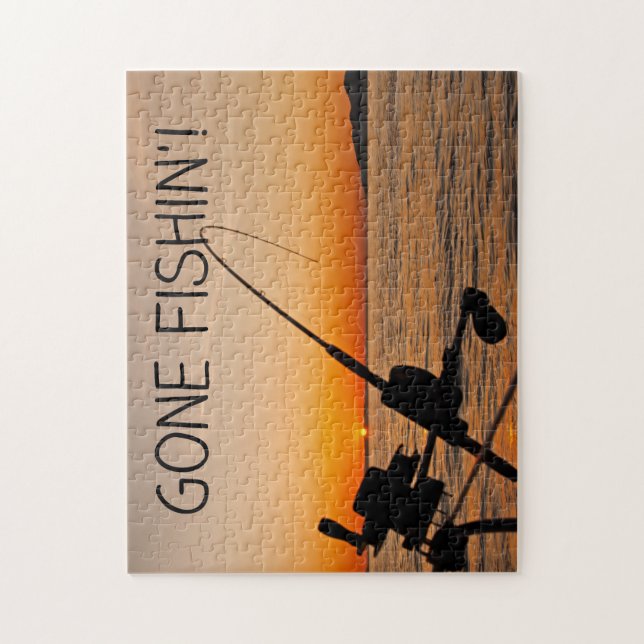 Gone Fishin' Jigsaw Puzzle (Vertical)