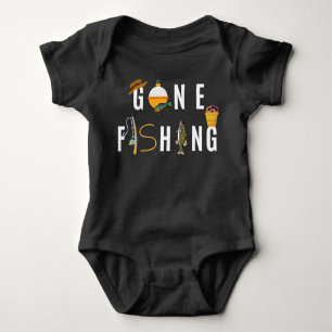 Gone Fishing Baby Bodysuit