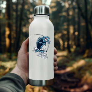 Gone Fishing Bass Blue Sticker Die-Cut Sticker