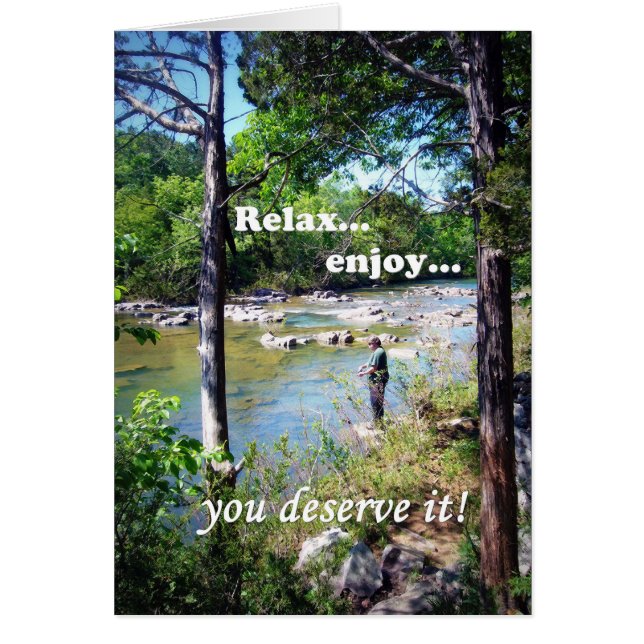 Gone Fishing Card (Front)