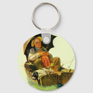Gone Fishing Key Ring