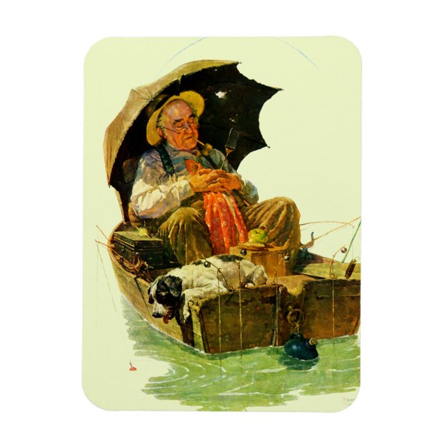 Gone Fishing Magnet (Vertical)