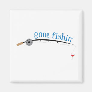 Gone Fishing Magnet