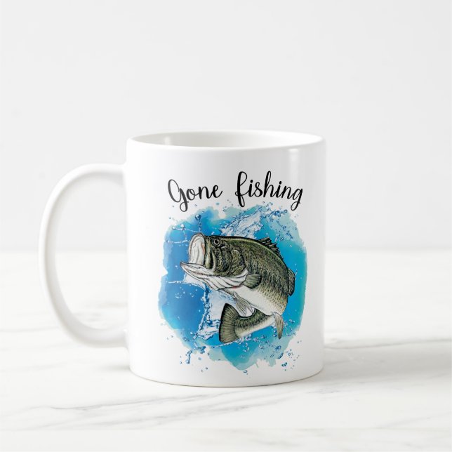 Gone Fishing Mug (Left)