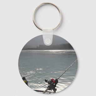 Gone Fishing No Work Today Key Ring
