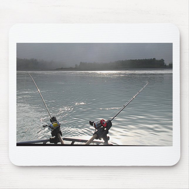 Gone Fishing No Work Today Mouse Pad (Front)