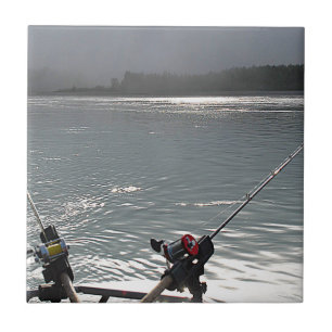 Gone Fishing No Work Today Tile