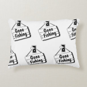**GONE FISHING**  PILLOW